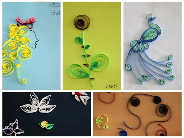 Cultural class-paper quilling