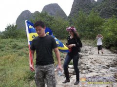 Hiking From Yangdi to Xingping.