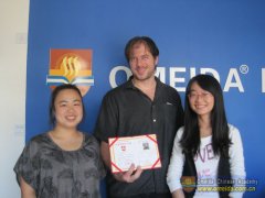 Congrates Jonathan on Completing the Spoken Chinese Course!