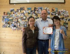Congrats Robert on Completing Comprehensive Chinese Course