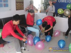 Cycling for Omeida's 10th anniversary celebration