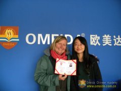 Congratulations Gill on Completing Spoken Chinese Course!