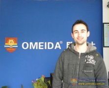 Welcome Michael from the UK to study at Omeida!