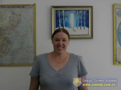 Welcome Michelle from Australia to study at Omeida