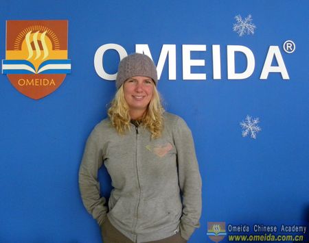 Welcome Francesca from Canada to study at Omeida!
