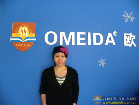 Welcome Trish from New Zealand to study at Omeida!