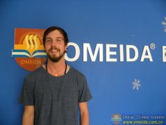 Welcome Simon from Denmark to study at Omeida!