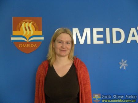 Welcome Birgit from Germany to study at Omeida!