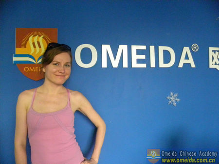 Welcome Anna from Russia to study at Omeida!