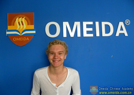 Welcome Kajetan from Germany to Study at Omeida!