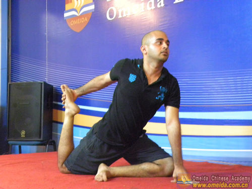Yoga lesson