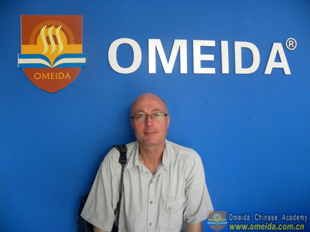 Welcome Peter from Holland to Study at Omeida!