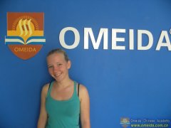 Welcome Alisa from Germany to study at Omeida!