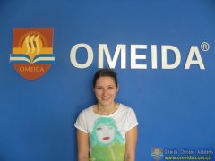 Welcome Christina from Germany to study at Omeida!