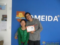 Congratulations to Alejandro on Completing His Comprehensive Chinese Course!