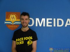 Welcome Alex from Australia to study at Omeida!