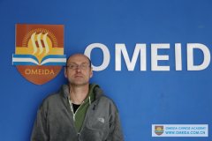Welcome Bernd from Germany to study at Omeida!