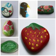 Cultural class-stone painting