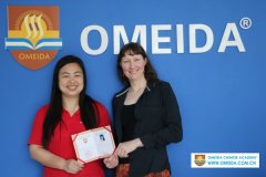 Congratulations to Leasha on Completing Her Comprehensive Chinese Course!