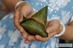 Making Zongzi to celebrate Dragon Boat Festival