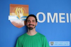 Welcome Levin from Canada to study at Omeida!