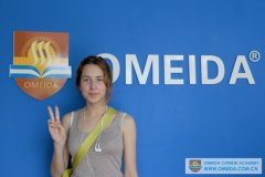 Welcome Marina from Russia to study at Omeida!