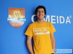 Welcome Alex from Spain to study at Omeida!