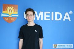 Welcome Michal from Poland to study at Omeida!