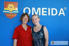 Welcome Bernarda from Canada to study at Omeida!