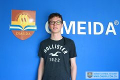 Welcome Jan from America to study at Omeida!