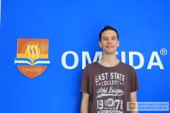 Welcome Tom from the UK to study at Omeida!