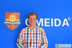 Welcome Frank from Germany to study at Omeida