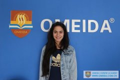 Welcome Jessica from New Zealand to study at Omeida!